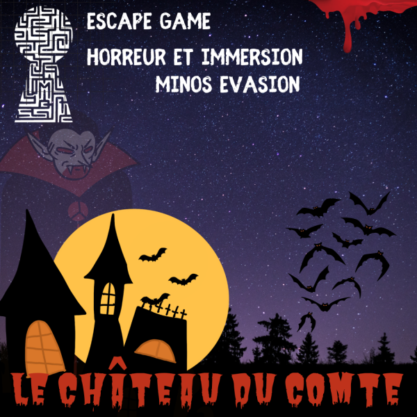 Le château du comte, Escape game horreur et immersion à mantes la jolie